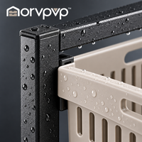 morvpvp™ SlideEase 2-Tier Under Sink Organizer, 2-Pack Pull-Out Cabinet Storage Rack with Sliding Drawers for Kitchen Cleaning Supplies & Bathroom Essentials