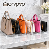 morvpvp™ FormaBag Handbag Organizer Shelf Dividers, 8-Piece Clear Acrylic Purse Storage Separators for Closet Shelves, Tote Bags, Wallets & Fashion Accessories
