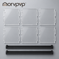 morvpvp™ FormaBag Handbag Organizer Shelf Dividers, 8-Piece Clear Acrylic Purse Storage Separators for Closet Shelves, Tote Bags, Wallets & Fashion Accessories
