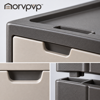 morvpvp™ StackForm Stackable Storage Drawer Boxes, 3-Piece Modular Plastic Organizer Drawers for Bedroom Closets, Dresser Accessories, Clothing & Household Essentials